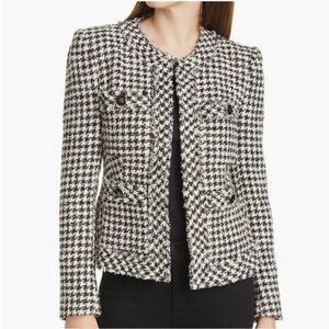 Veronica Beard Shanti Houndstooth Jacket